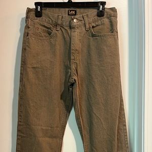 Mens Lee khaki jeans